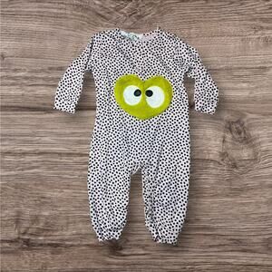BANGBANG COPENHAGEN - FLUFFY HEART SPOTTY ROMPER